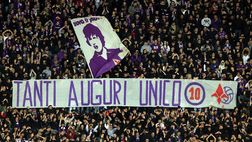 FOTO – La Curva Fiesole ad Antognoni: “Tanti auguri unico dieci”