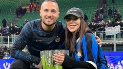 Lady D’Ambrosio, foto con Danilo e la Supercoppa: “Come ve li spiego questi occhi?”
