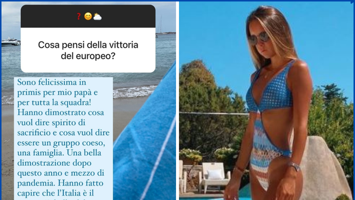 La figlia di Mancini: “All’Europeo l’Italia ha dimostrato spirito di sacrificio. Sogno…”  La figlia di Mancini: “All’Europeo l’Italia ha dimostrato spirito di sacrificio. Sogno…”