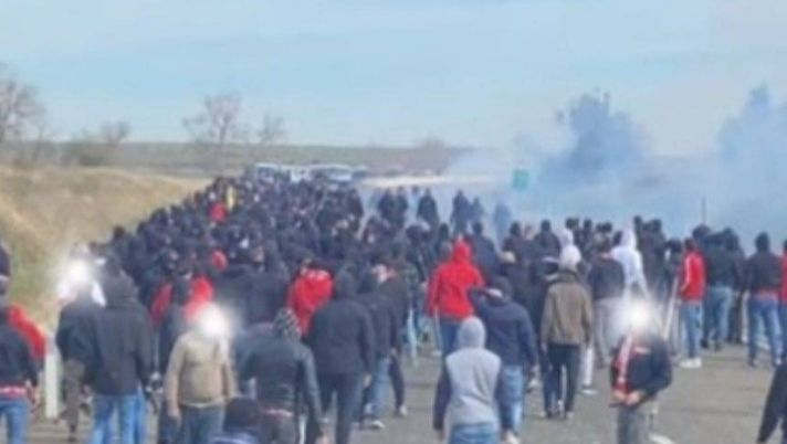 Febbraio 2020: la rissa dell'autostrada A16 