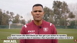 Salernitana, Mikael: “La mia prima volta extra Brasile! La numero 87 in onore di…”