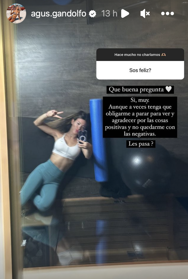 Agustina Gandolfo: “Io felice? Sì, molto. A volte sono obbligata a…”- immagine 2