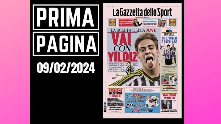 Prima pagina Gazzetta dello Sport: Milan-Napoli è Leao contro Kvara