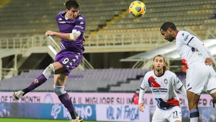 GERMOGLI PH: 23 GENNAIO 2021 FIRENZE STADIO ARTEMIO FRANCHI SERIE A FIORENTINA VS CROTONE NELLA FOTO GOL ED ESULTANZA VLAHOVIC GERMOGLI PH: 23 GENNAIO 2021 FIRENZE STADIO ARTEMIO FRANCHI SERIE A FIORENTINA VS CROTONE NELLA FOTO GOL ED ESULTANZA VLAHOVIC