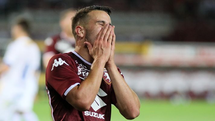 Sport Calcio Amichevole Torino-Chapecoense
Nella foto: Berenguer si dispera 