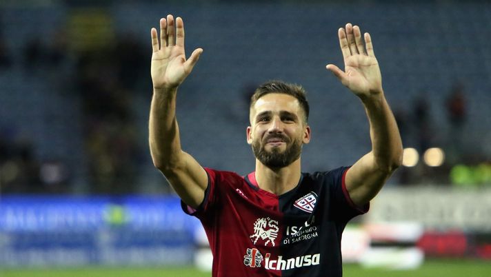 Leonardo Pavoletti, attaccante del Cagliari (credits: GETTY Images) 