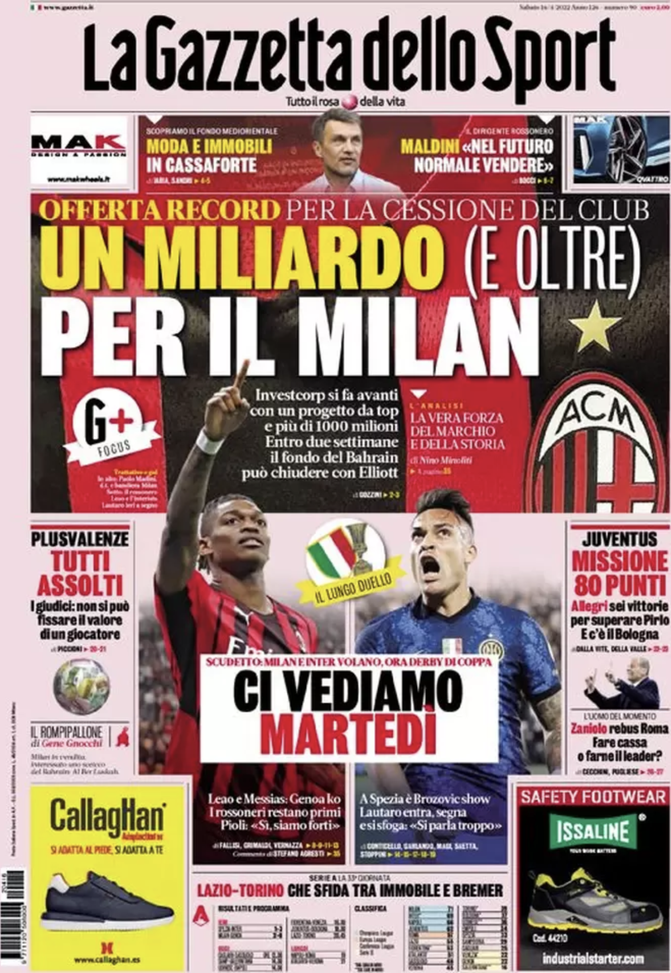 prima pagina