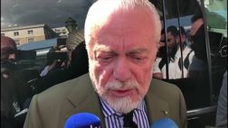 VIDEO Napoli, De Laurentiis sul ‘terremoto’ Juventus: “Il calcio è malato dall’alto”