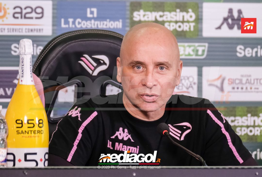 FOTO PALERMO, verso la Reggina: Mister Corini in conferenza stampa (Gallery) - immagine 24