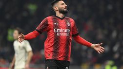 Milan-Roma 3-1 al 90′, Giroud suona la carica. Vittoria importante