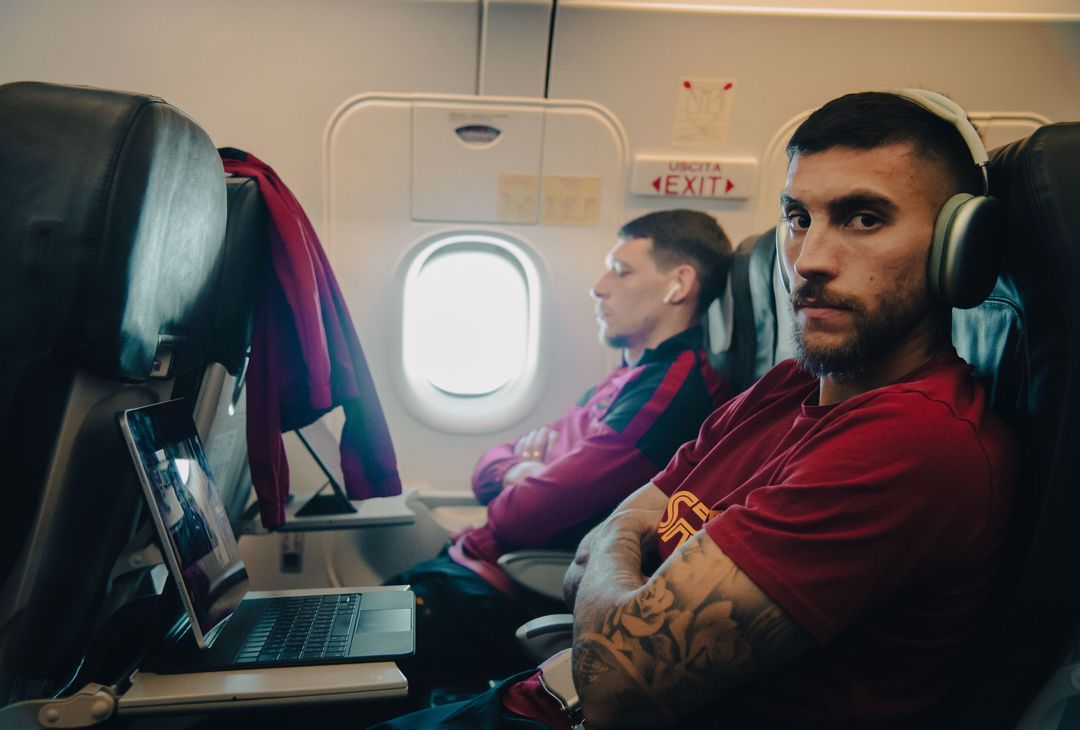 La Roma in viaggio verso Bergamo. Domani il match con l’Atalanta – FOTO GALLERY - immagine 21