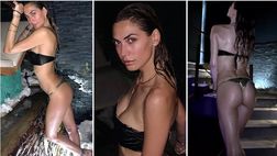 Melissa Satta, scatti bollenti nella spa