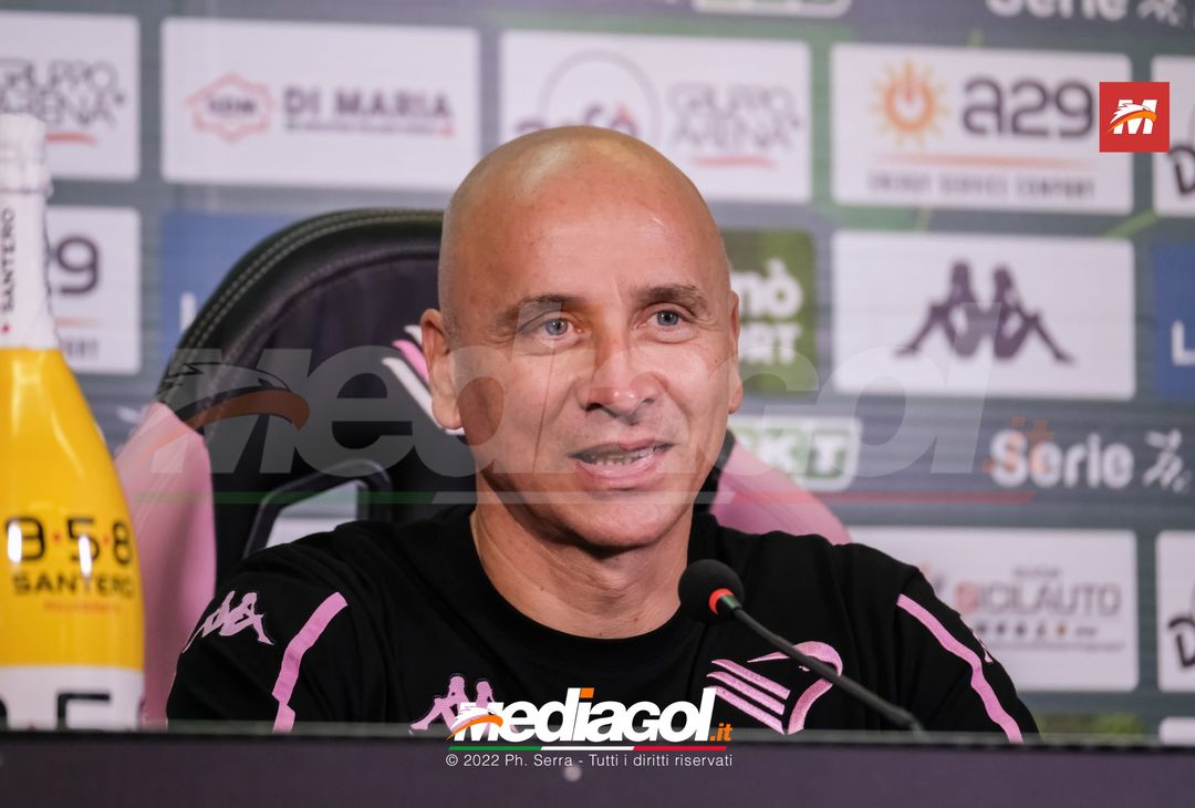 FOTO PALERMO, verso il Cosenza: Mister Eugenio Corini in conferenza stampa (Gallery)- immagine 1