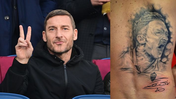 Getty Images L’autografo di Totti per sempre sulla pelle: il tatuaggio diventa da brividi – FOTO - immagine 1