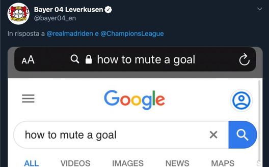 Il Leverkusen chiede l'oblio per "quel" gol Il Leverkusen chiede l'oblio per "quel" gol