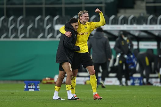 Sancho Haaland (getty images) Sancho Haaland (getty images)