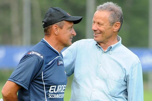 Delio Rossi e Maurizio Zamparini Delio Rossi e Maurizio Zamparini