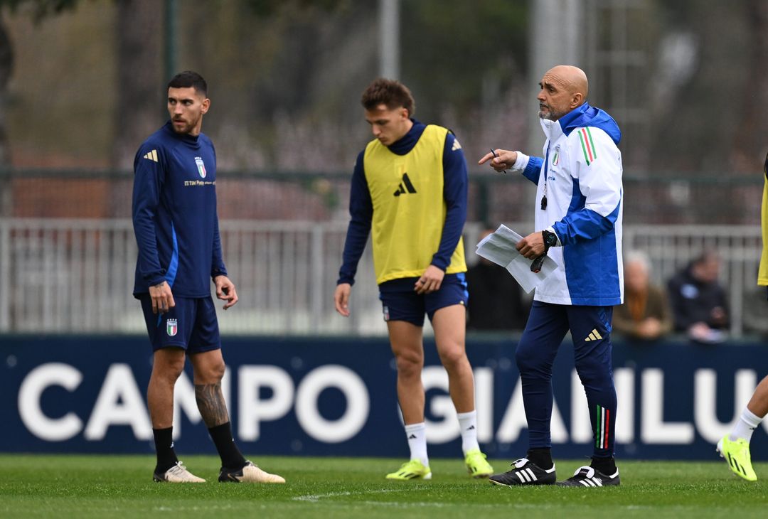 Italia, Pellegrini e Mancini si allenano con la Nazionale di Spalletti – FOTOGALLERY - immagine 7