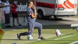 Monaco, il saluto dei calciatori a Kovac accusato di uso di “tono militare”