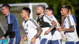Argentina, Lautaro Martinez sta meglio: differenziato in rifinitura solo per precauzione