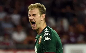  TURIN, ITALY - MAY 28: Goalkeeper Joe Hart disappointed after the goal of Gregoire Defrel of US Sassuolo during the Serie A match between FC Torino and US Sassuolo at Stadio Olimpico di Torino on May 28, 2017 in Turin, Italy. (Photo by Pier Marco Tacca/Getty Images)