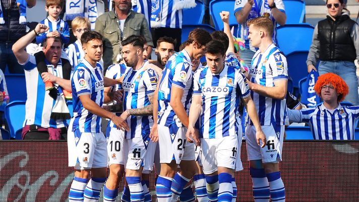 Getty Images La Real Sociedad è arrivata a Roma: “Pronti per il gran duello di domani” - immagine 1