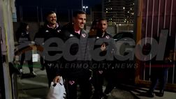 VIDEO ASCOLI-PALERMO, SQUADRA DI CORINI IN PARTENZA: C’E’ ANCHE VERRE