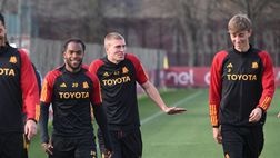 Roma, primo allenamento in vista del Frosinone – FOTO GALLERY