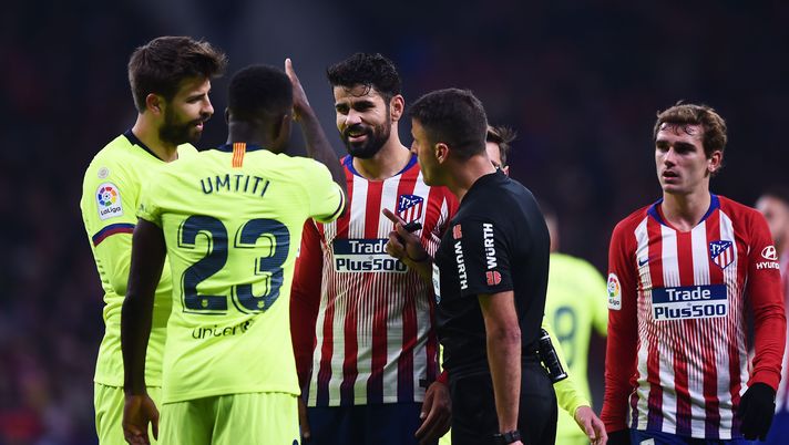 Liga, Atletico Madrid-Barcellona 1-1: Diego Costa illude, Dembele acciuffa i colchoneros al 90′ 