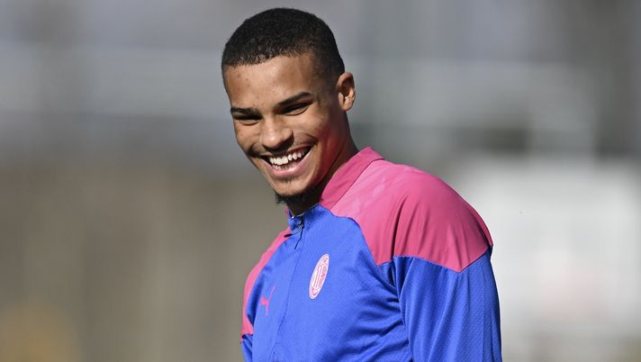 Malick Thiaw AC Milan allenamento Milanello