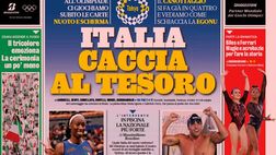 Prima Pagina, Gazzetta dello Sport: “Italia caccia al tesoro”