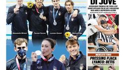 Prima Pagina, Tuttosport: “Fenomeni! Ronaldo, un gran bagno di Juve”
