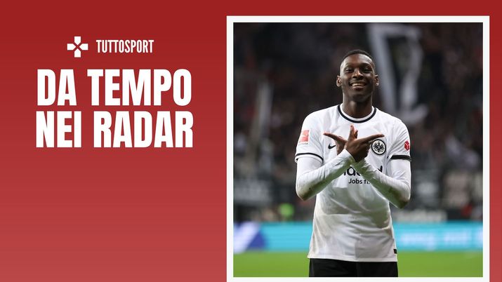 Randal Kolo Muani Eintracht Francoforte Calciomercato AC Milan