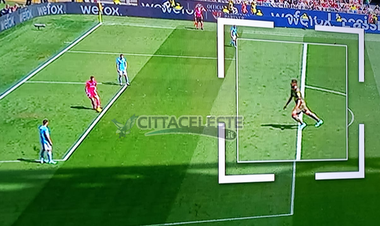 Gol irregolare del Milan Gol irregolare del Milan