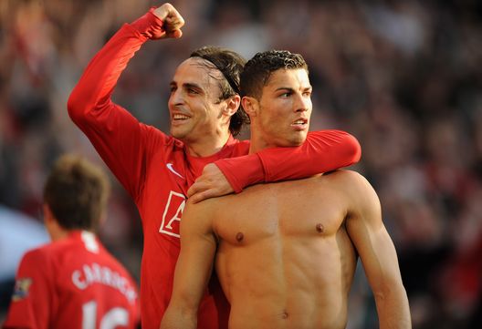 Berbatov Cristiano Ronaldo (getty images) Berbatov Cristiano Ronaldo