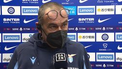 Lazio, Sarri: “Abbiamo subito solo per qualche piccolo spezzone. Non so che c…o sia…”