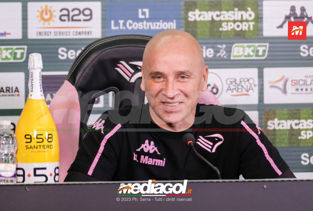 FOTO PALERMO, verso la Reggina: Mister Corini in conferenza stampa (Gallery) - immagine 28