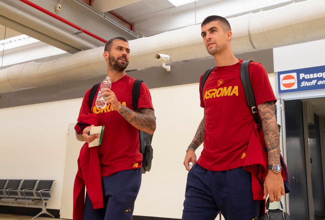 Le immagini del viaggio della Roma verso Torino – FOTO GALLERY - immagine 13