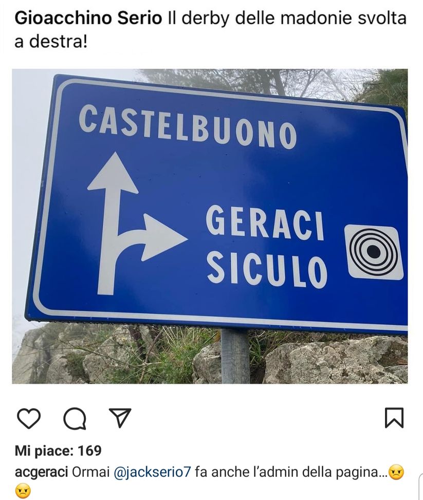 Sicilia, segnaletica stradale con sfottò da derby: potenza di un 6-0…- immagine 2