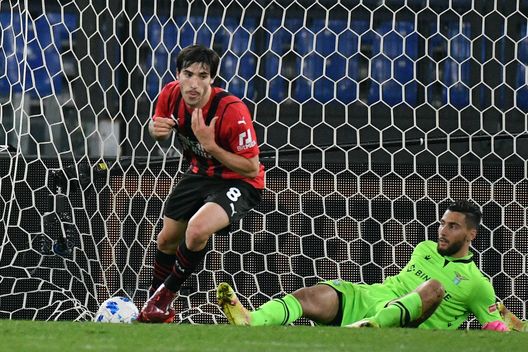 Lazio-Milan 1-2 Serie A 2021-2022 Tonali