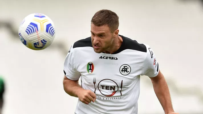 Jacopo Sala, calciatore dello Spezia | (credits: Getty images)