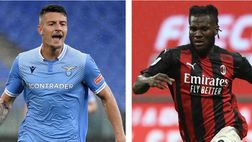 Lazio-Milan, il cuore della sfida è tra Milinkovic-Savic e Kessié