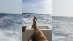 VIDEO / Come tira! Ibrahimovic in barca alle prese con la pesca