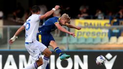 Serie A, il Verona batte la Sampdoria: terza sconfitta per i blucerchiati