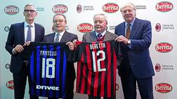 Beretta unisce Milan e Inter in una nuova partnership: le parole di Scaroni