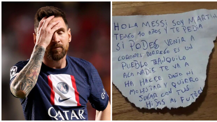 Messi e le minacce narcos, un bambino gli manda una lettera: “Vieni da me, qui sarai protetto” - immagine 1