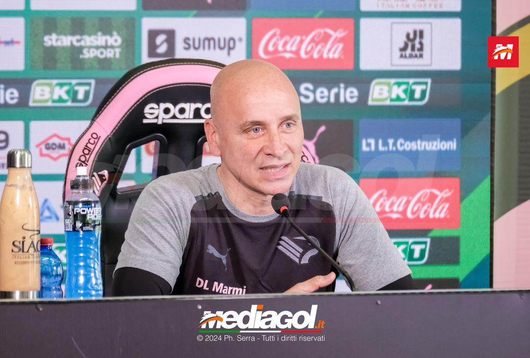 FOTO PALERMO, verso la Cremonese: Eugenio Corini in conferenza stampa (GALLERY) - immagine 14