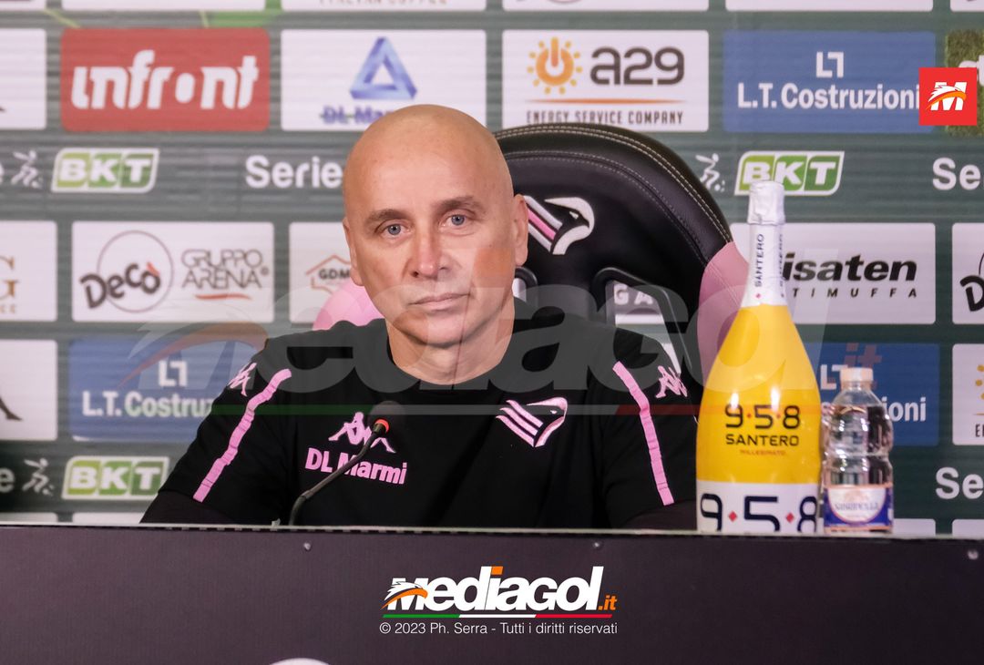 FOTO PALERMO, verso il Bari: Mister Corini in sala stampa (Gallery) - immagine 14