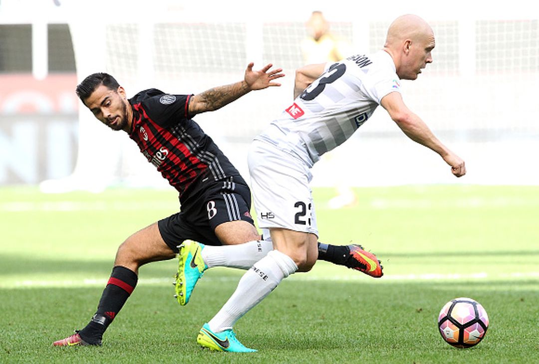  during the Serie A match between AC Milan and Udinese Calcio at Stadio Giuseppe Meazza on September 11, 2016 in Milan, Italy.  