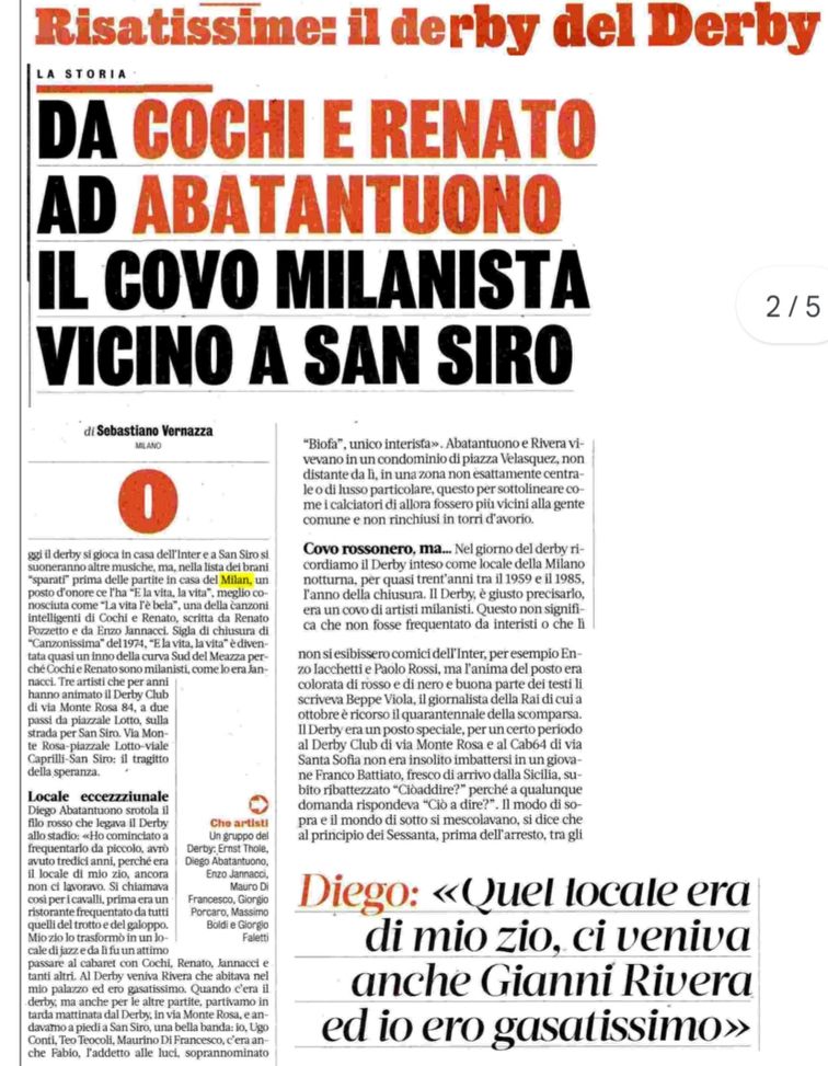 Milano, il derby del Derby: “La vita l’è bela e Padre Eligio…”- immagine 3